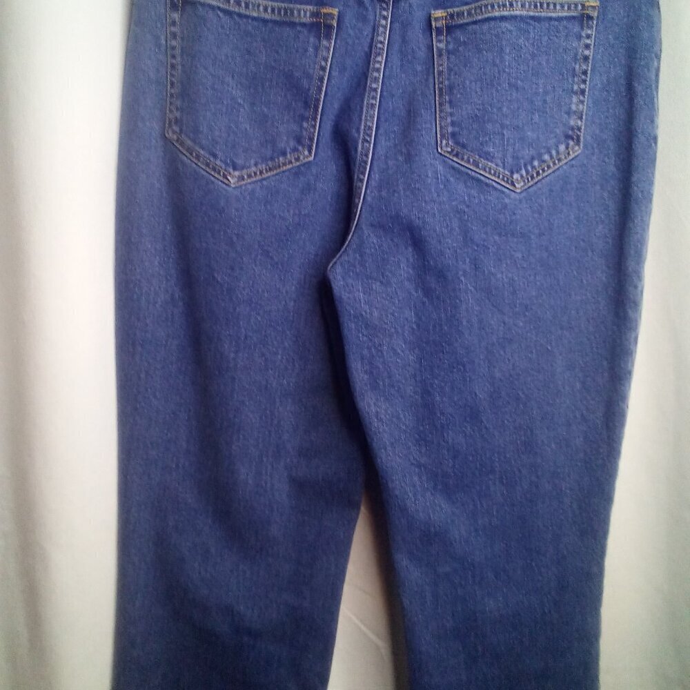 Lands' End Jeans 10 Women High Rise Straight Blue - Picture 3 of 15